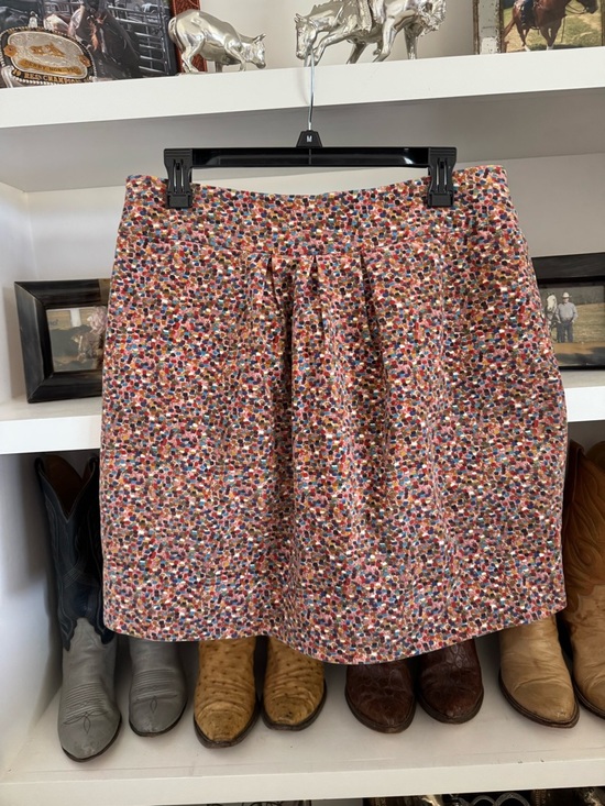 Eleven’s Vintage Anthropologie Velvet Mini Skirt - Picture 2 of 7